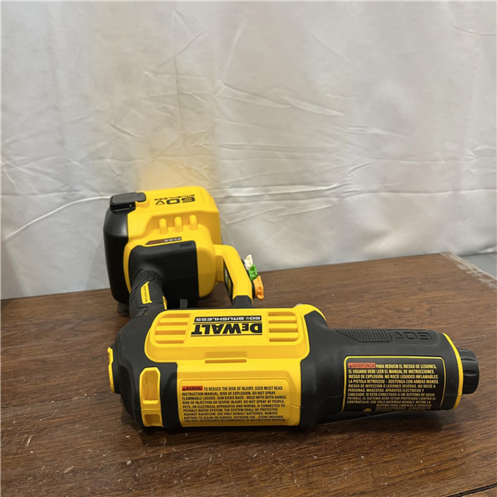 AS-ISDEWALT FLEXVOLT 60V MAX 1000 PSI 1.0 GPM Cold Water Cordless Battery Power Cleaner (Tool Only)