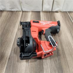 AS IS MILWAUKEE M18 FUEL 18-Volt Lithium-Ion Brushless Cordless Coil Roofing Nailer (Tool Only)