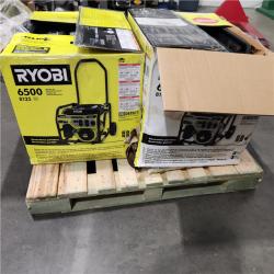 Dallas Location - As-Is RYOBI 6,500-Watt Gasoline Powered Portable Generator (Lot Of 2)