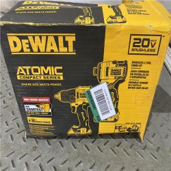 Houston location AS-IS DEWALT ATOMIC 20-Volt MAX Lithium-Ion Cordless Combo Kit (2-Tool) ONLY TOOL