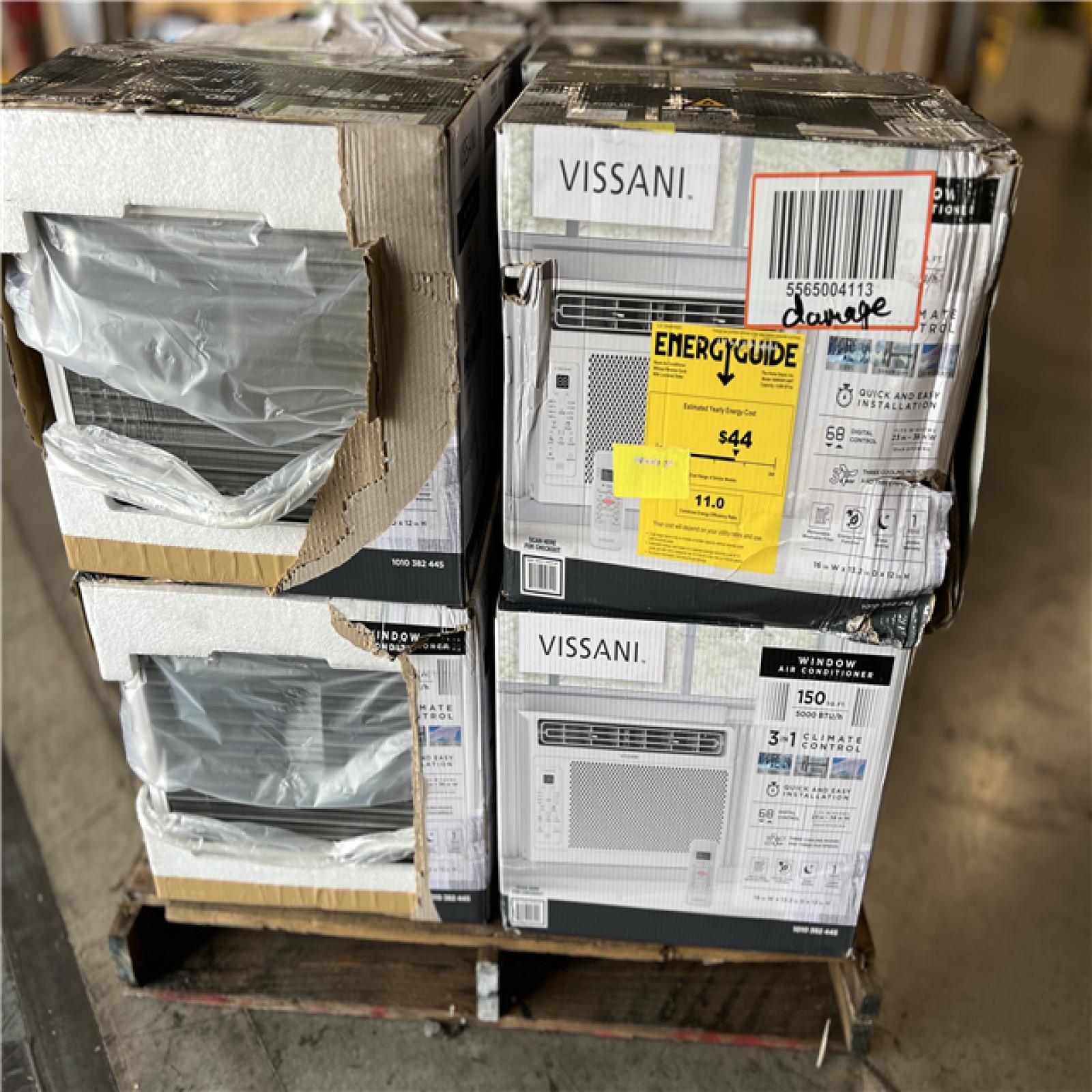 DALLAS LOCATION - Vissani 5,000 BTU 115-Volt Window Air Conditioner for ...