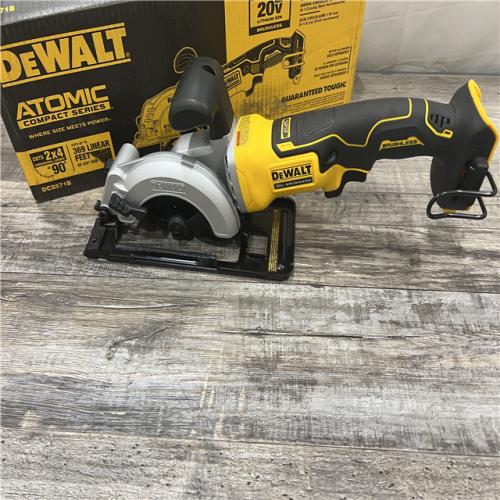 AS-IS DEWALT ATOMIC 20V MAX Cordless Brushless 4-1/2 in. Circular Saw (Tool Only)