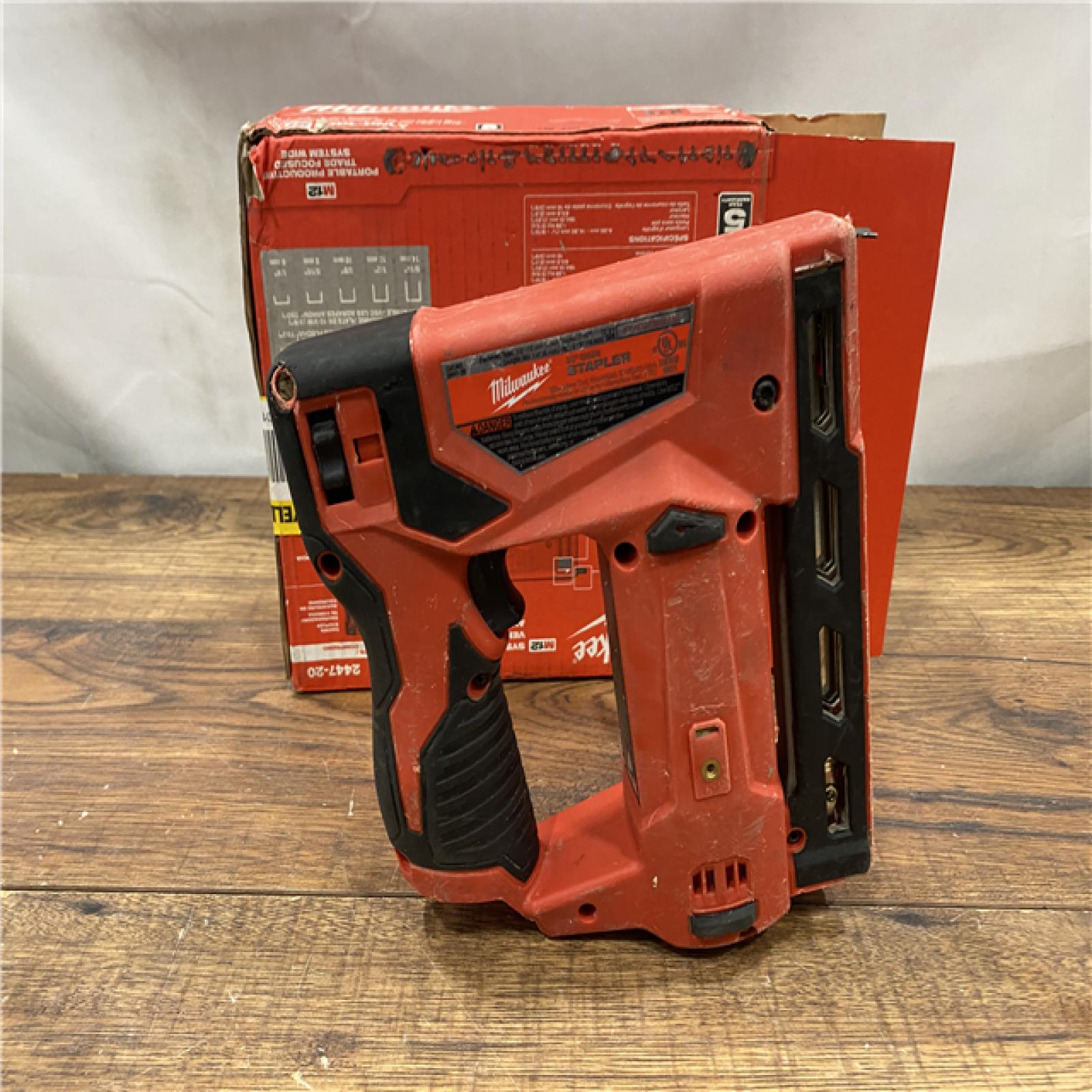 AS IS Milwaukee M12 3/8  Crown Stapler (Tool Only)