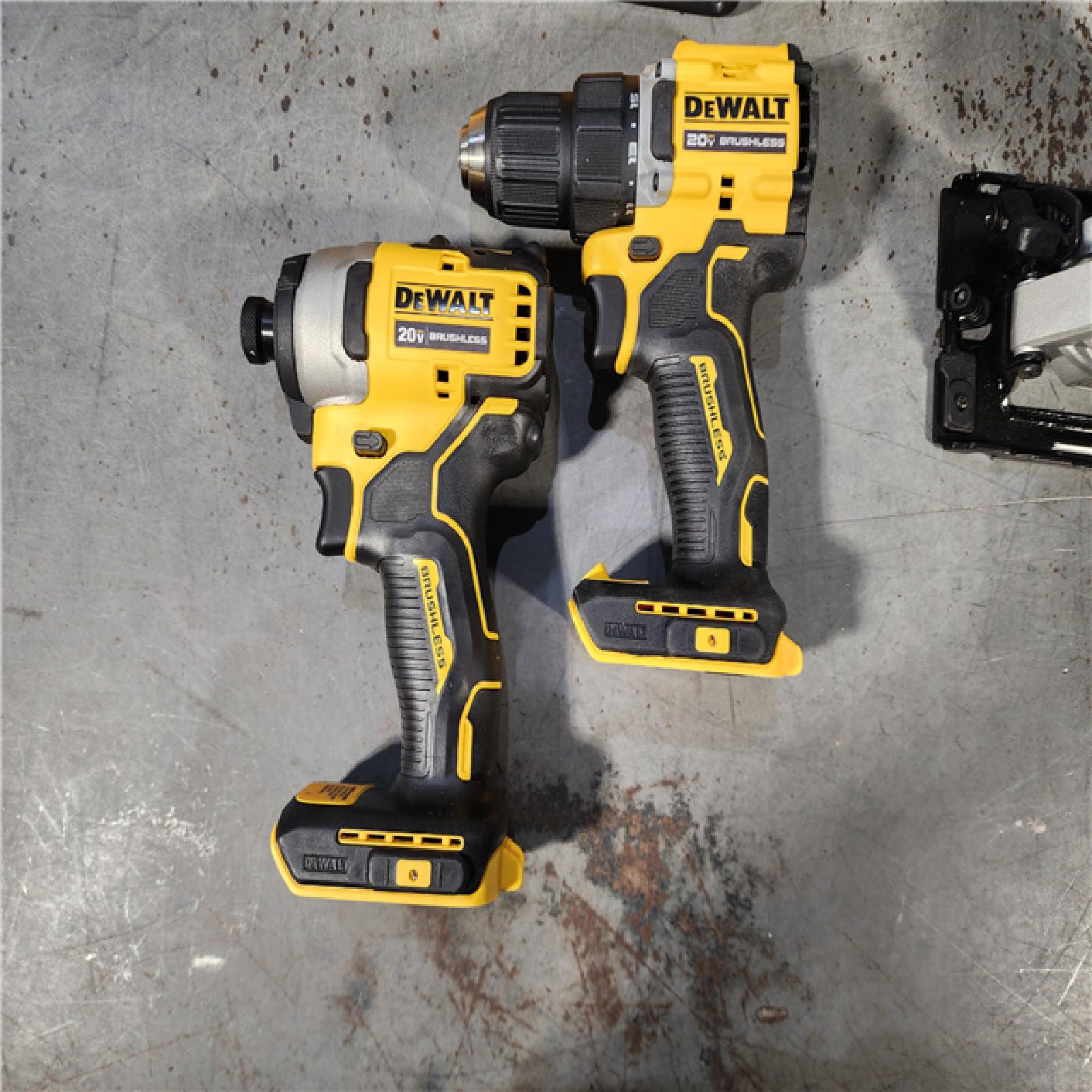 HOUSTON LOCATION - AS-IS DEWALT 4 TOOL COMBO KIT W/ (2) BATTERY & CHARGER