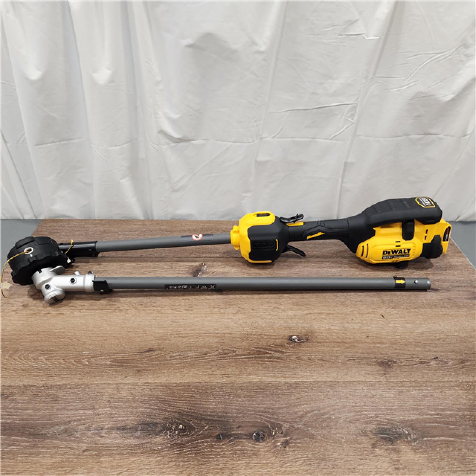 AS-IS FLEXVOLT 60V MAX 17 in. Cordless Battery Powered Attachment Capable Trimmer Kit with (1) FLEXVOLT 3 Ah Battery & Charger