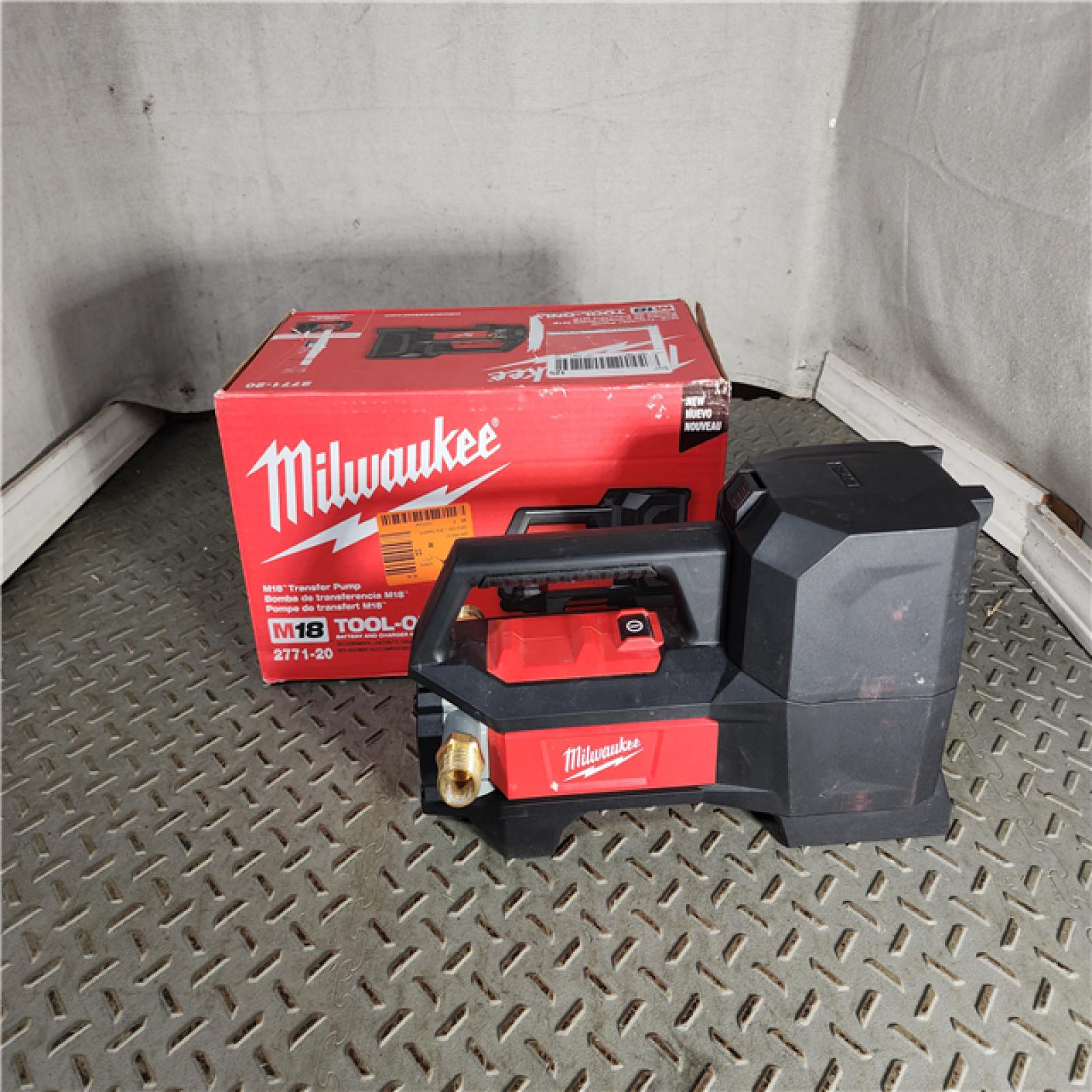 HOUSTON LOCATION - AS-IS M18 18-Volt 1/4 HP Lithium-Ion Cordless Transfer Pump (Tool Only)