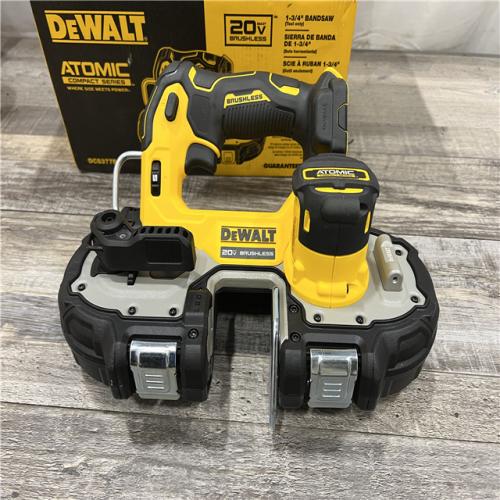 AS-IS Dewalt DCS377B 20V MAX ATOMIC Brushless Cordless 1-3/4  Compact Bandsaw