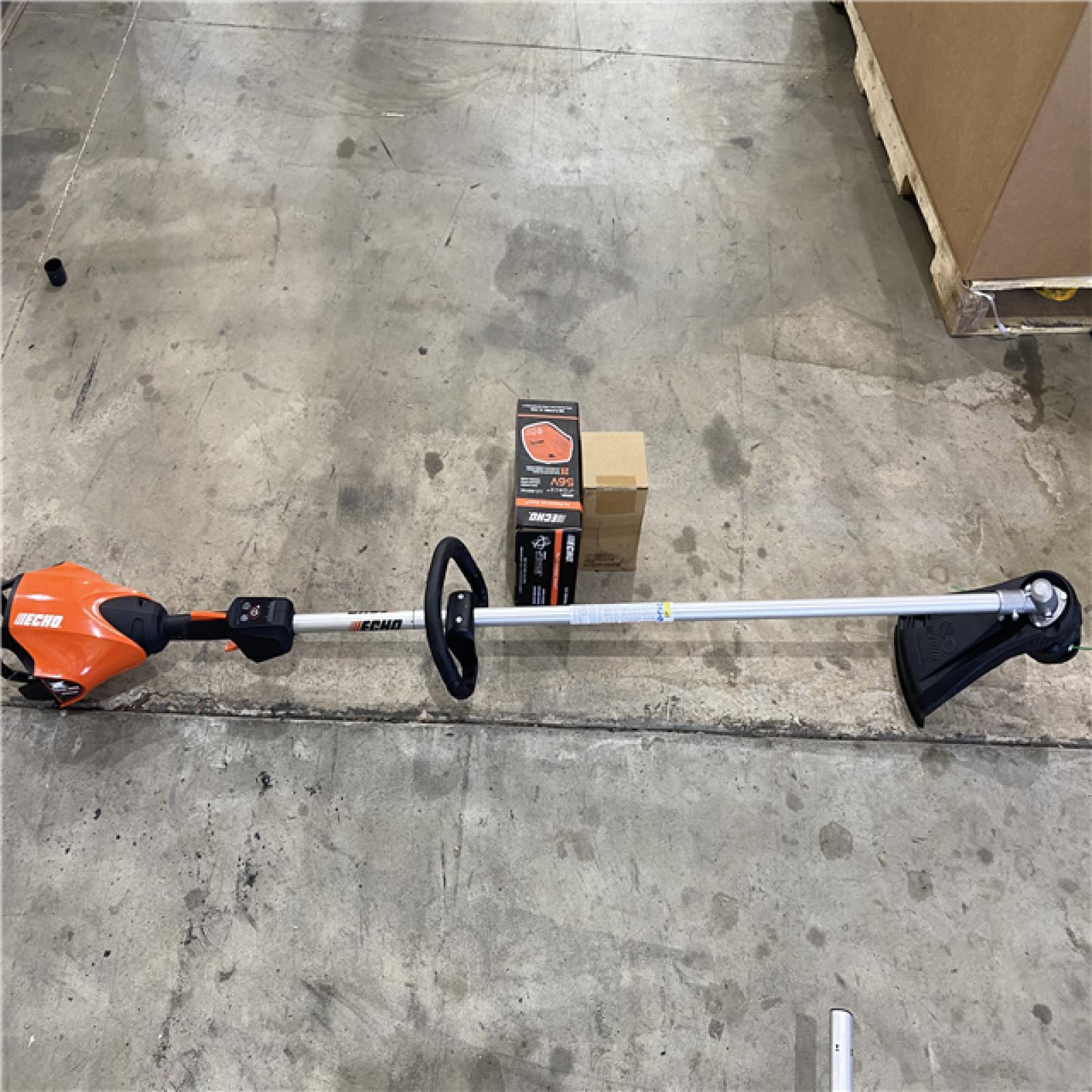 Houston location AS-IS EFORCE 56V X Series 17 in. Brushless Cordless Battery String Trimmer with 5.0Ah Battery and Rapid Charger