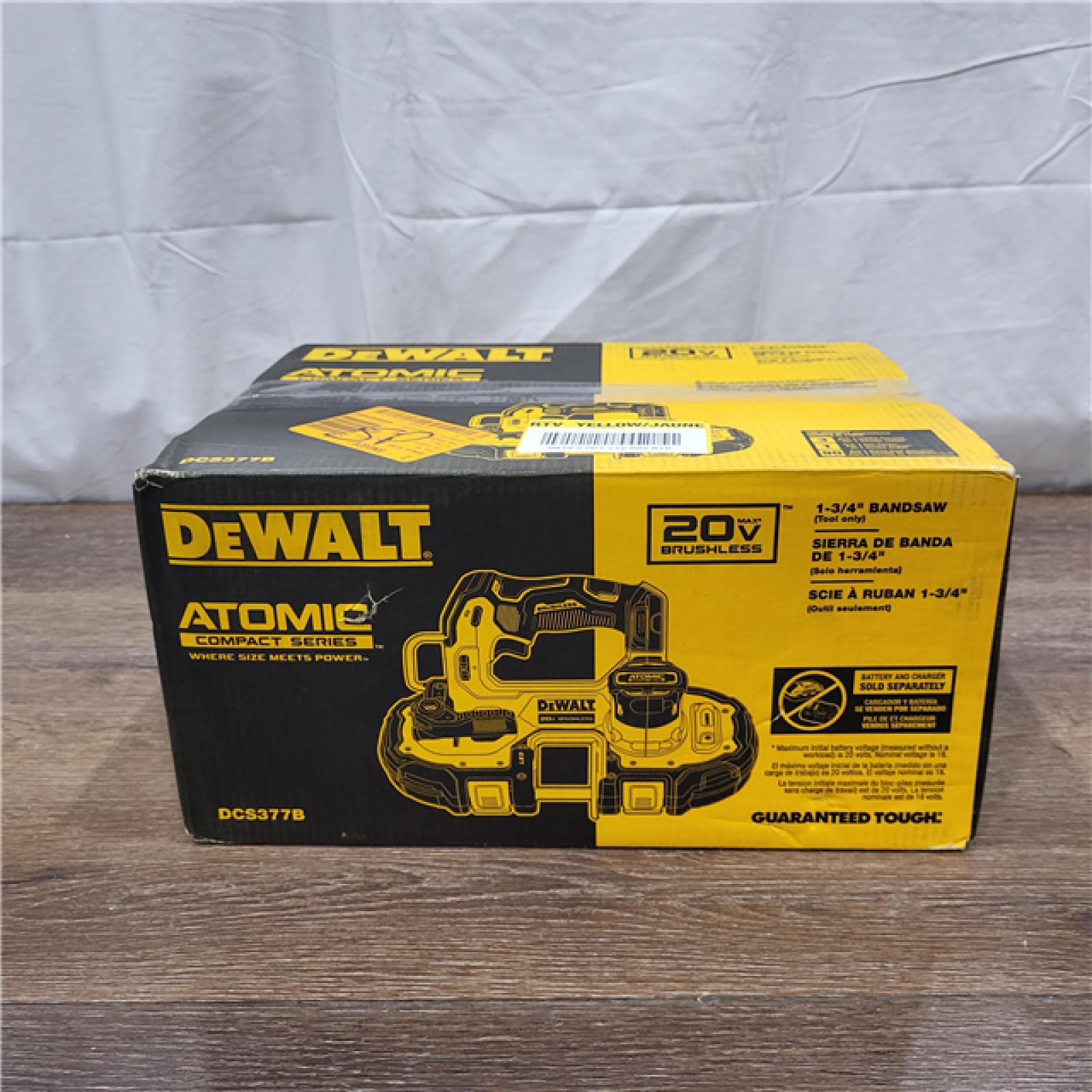 GOOD Dewalt DCS377B 20V MAX ATOMIC Brushless Cordless 1-3/4  Compact Bandsaw