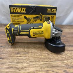 AS IS DeWalt DCG405B 20V Max XR 4.5-Inch Slide Switch Small Angle Grinder (Tool Only)