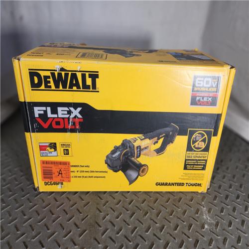 HOUSTON LOCATION - AS-IS (APPEARS LIKE NEW) Dewalt DCG460B 60V MAX Brushless Lithium-Ion 7 in. - 9 in. Cordless Large Angle Grinder (Tool Only)