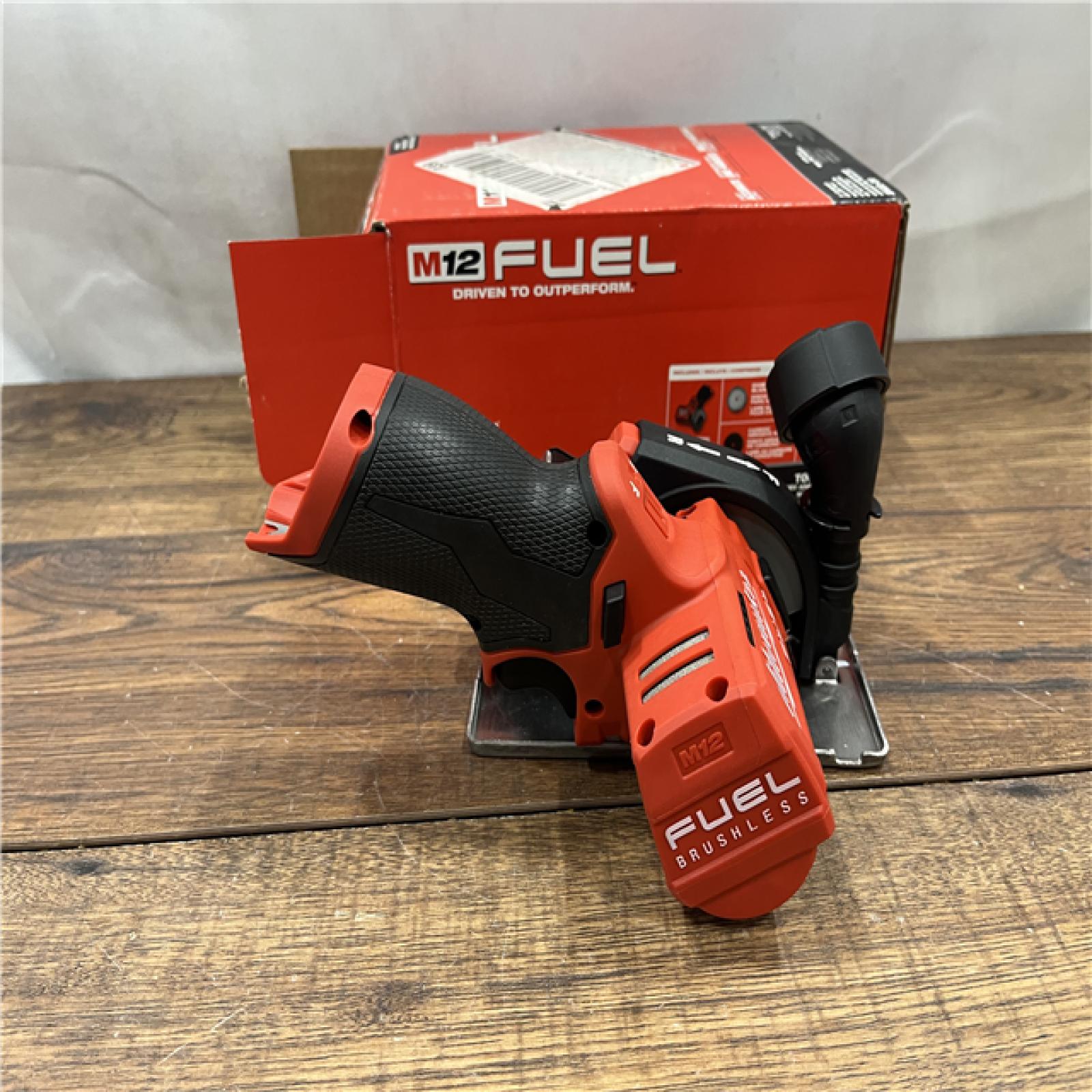 AS IS M12 FUEL 12V Lithium-Ion Brushless Cordless 3 in. Cut Off Saw (Tool-Only)