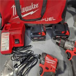 HOUSTON LOCATION - AS-IS Milwaukee 5 Tool Combo Kit W/ (2) Battery & Charger