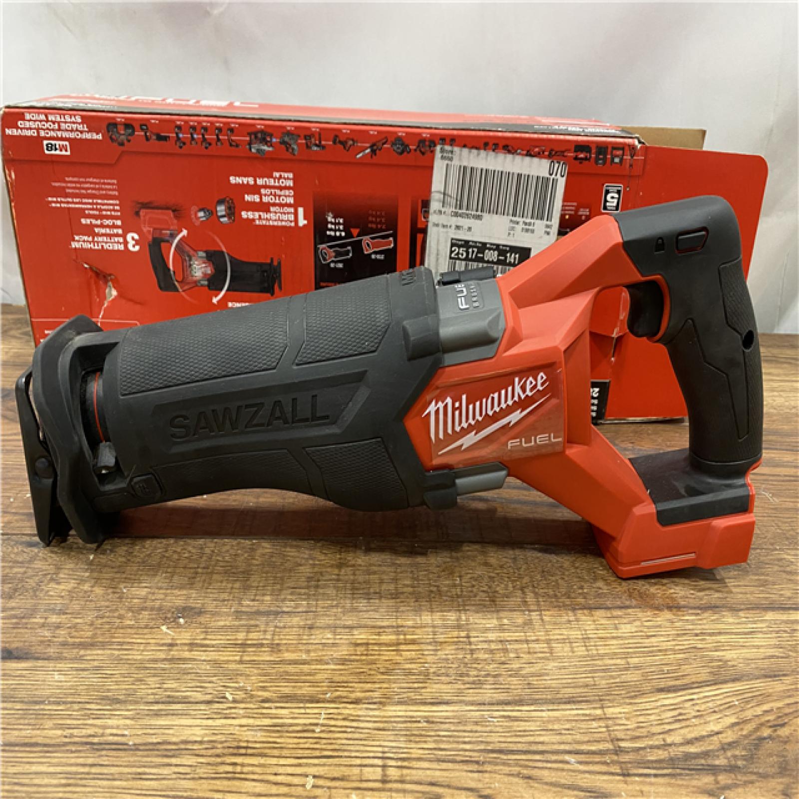 AS IS Milwaukee M18 Fuel Sawzall Brushless Cordless Reciprocating Saw - No Charger, No Battery, Bare Tool Only