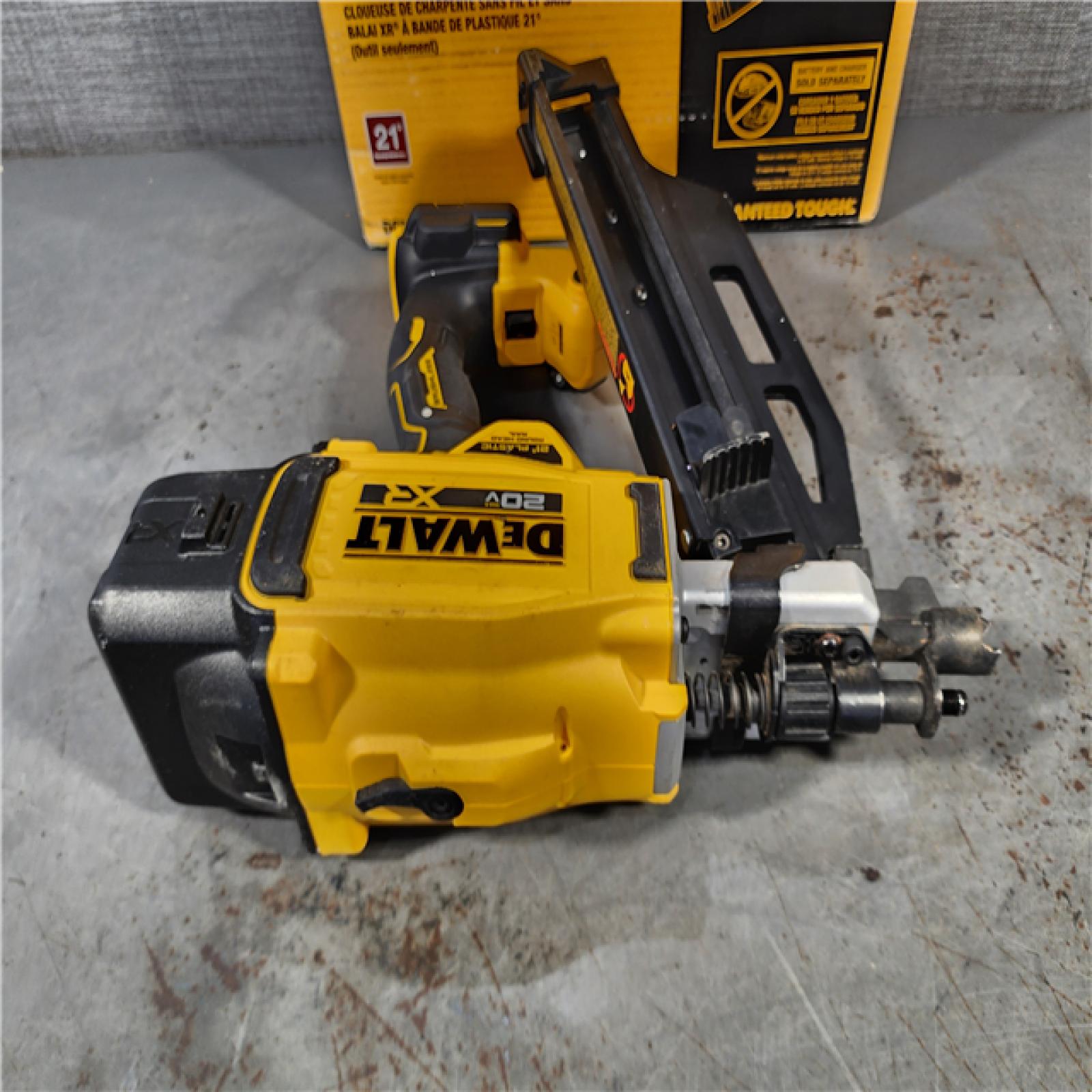 HOUSTON LOCATION - AS-IS DEWALT 20-Volt 21Â° Cordless Framing Nailer (Tool-Only)