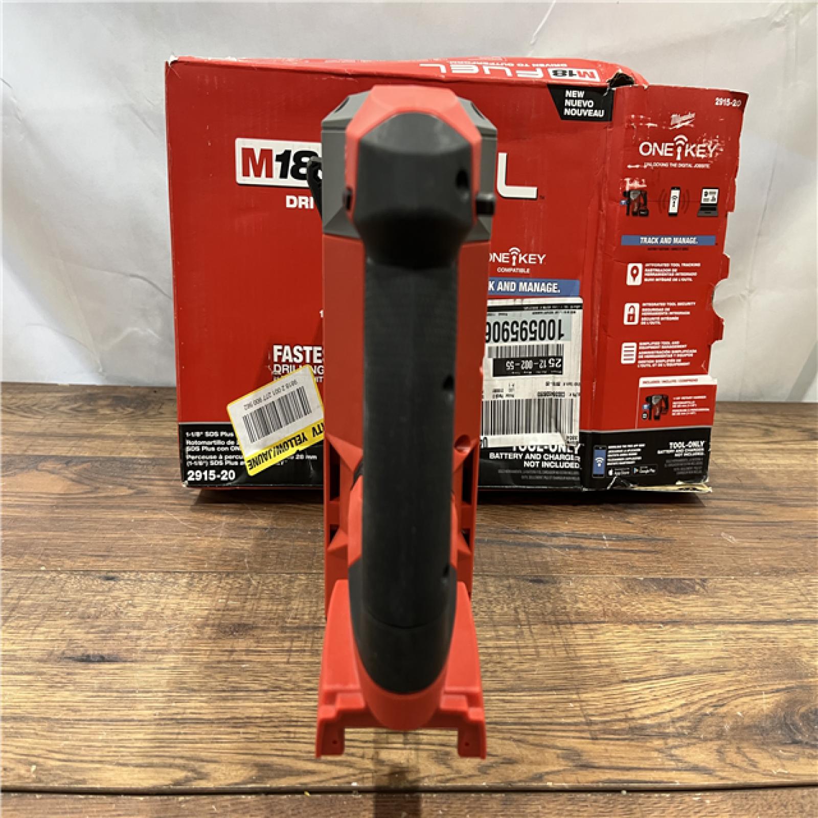 AS IS Milwaukee 2915-20 M18 FUEL 18-Volt Lithium-Ion Brushless Cordless SDS-Plus 1-1/8 in. Rotary Hammer Drill (Tool-Only)