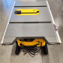 AS-IS DEWALT 15 Amp Corded 8-1/4 in. Compact Portable Jobsite Table Saw