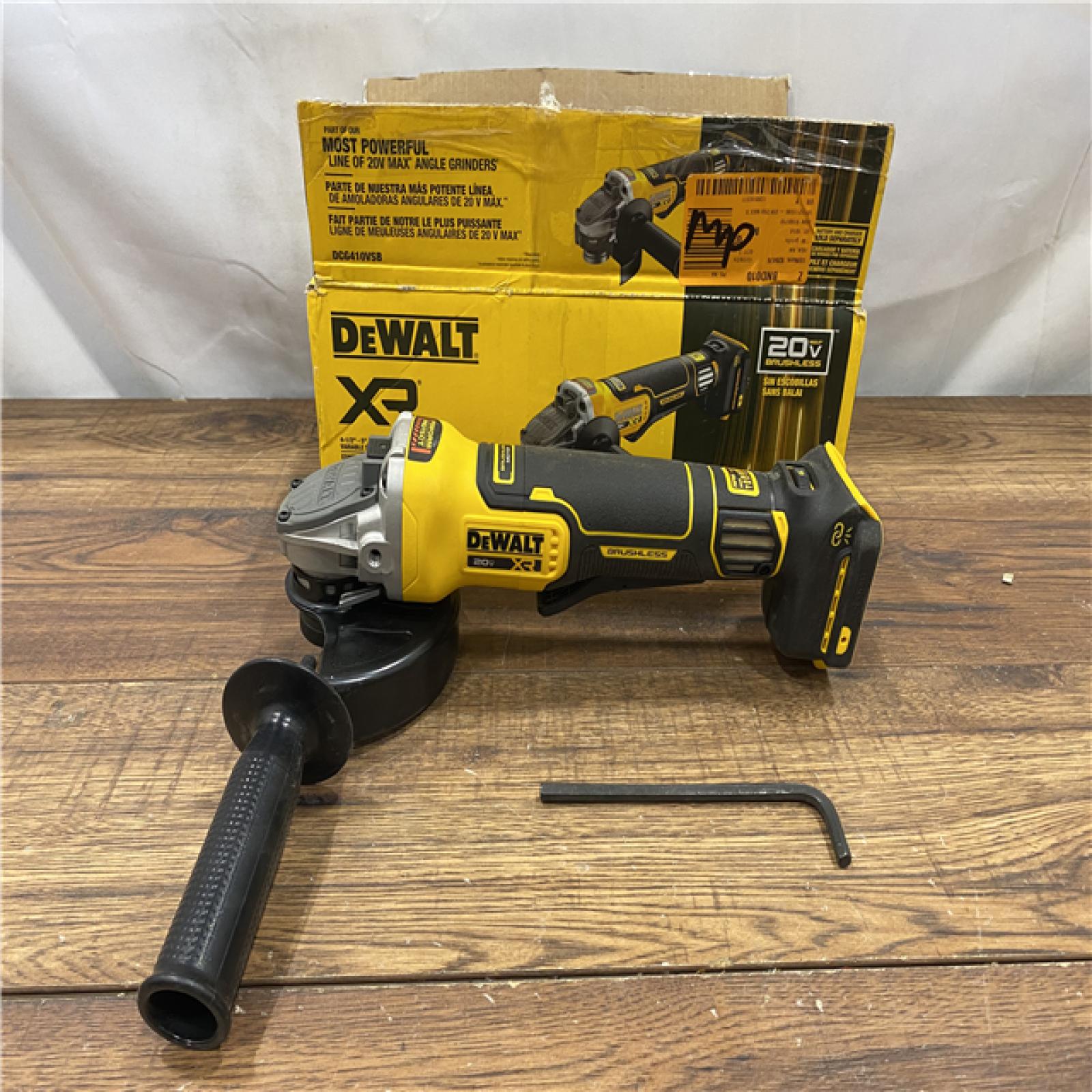 AS IS 20V XR Cordless 4-1/2. in. to 5 in. Variable Speed Angle Grinder (Tool Only)