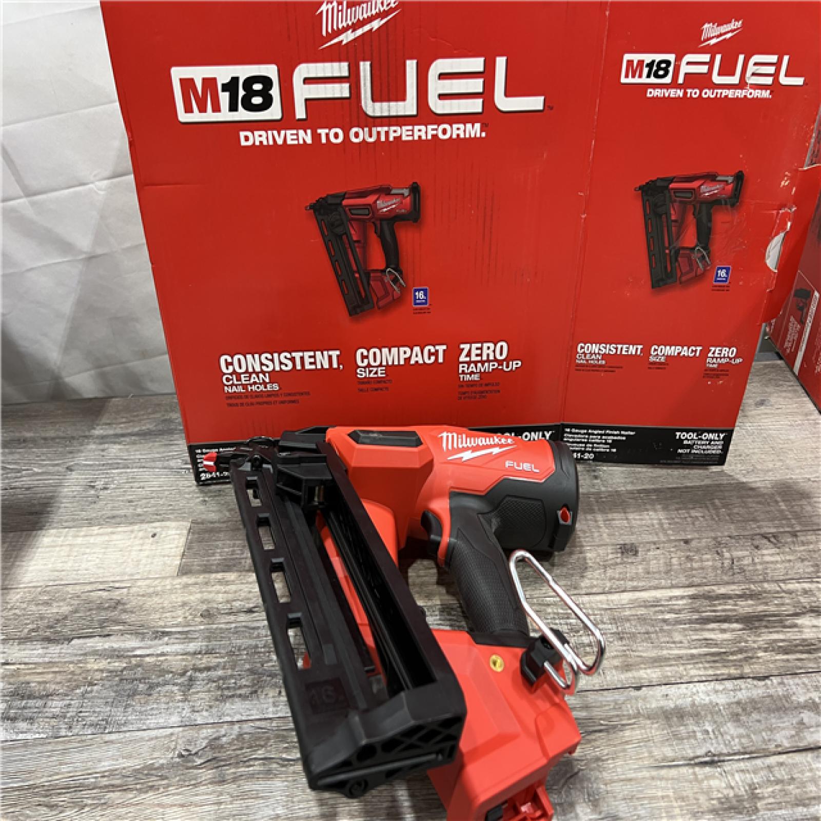 AS-IS Milwaukee 2841-20 18V Cordless Gen II 16 Gauge Angled Finish Nailer (Tool Only)