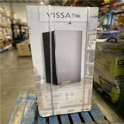 DALLAS LOCATION- Vissani 7 cu. ft. Convertible Upright Freezer/Refrigerator in Stainless Steel Garage Ready