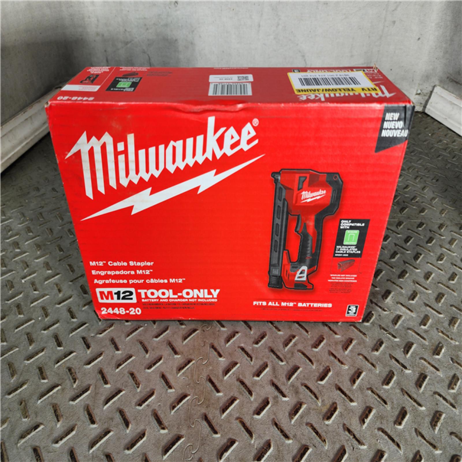 HOUSTON LOCATION - AS-IS Milwaukee M12 Cable Stapler (TOOL ONLY)