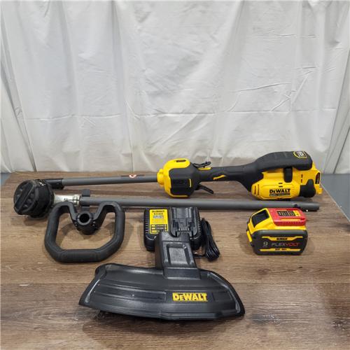 AS-IS FLEXVOLT 60V MAX 17 in. Cordless Battery Powered Attachment Capable Trimmer Kit with (1) FLEXVOLT 3 Ah Battery & Charger