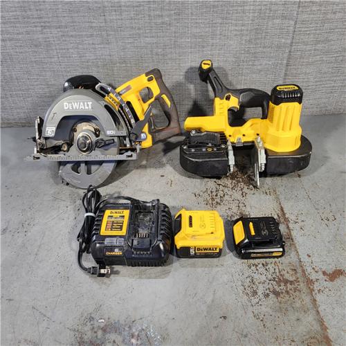 HOUSTON LOCATION - AS-IS DEWALT 2 TOOL COMBO KIT W/(2) BATTERY & CHARGER