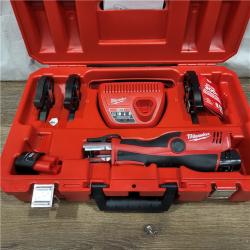 AS- IS - Milwaukee M12 Force Logic Press Tool 1/2 in. to 1 in. Kit