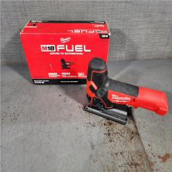 HOUSTON LOCATION - AS-IS Milwaukee M18 FUEL 18 Volt Lithium-Ion Brushless Barrel Grip Cordless Jig Saw (Bare Tool)