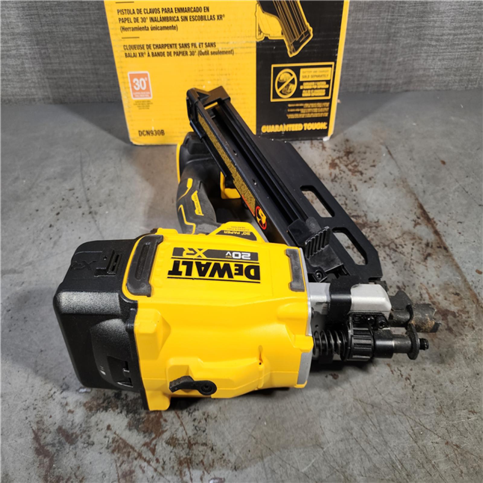 HOUSTON LOCATION - AS-IS DEWALT 20-Volt 30Â° Cordless Framing Nailer (Tool-Only)