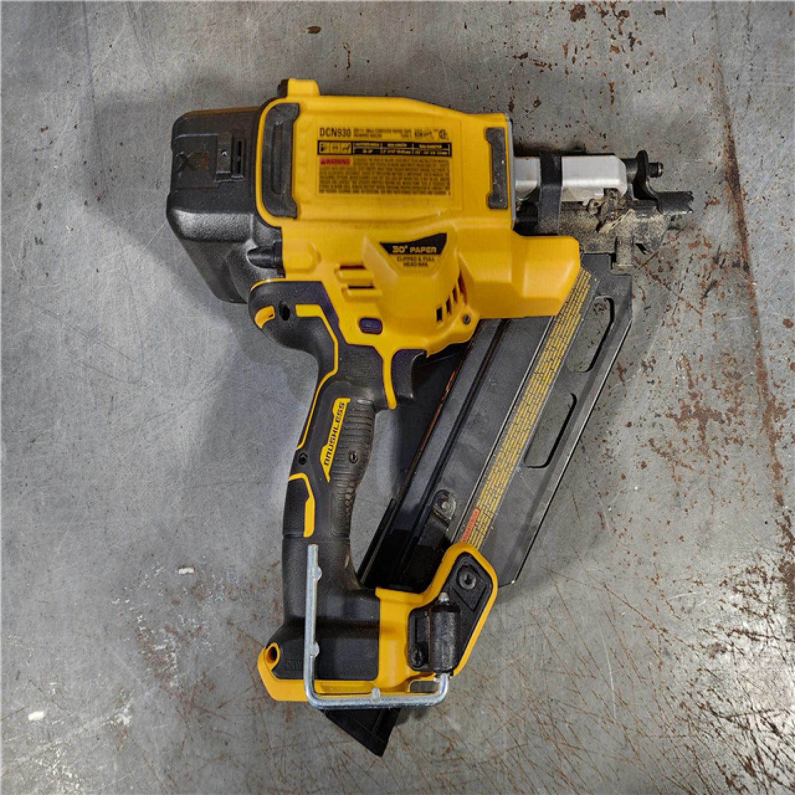 HOUSTON LOCATION - AS-IS DEWALT 20-Volt 30Â° Cordless Framing Nailer (Tool-Only)