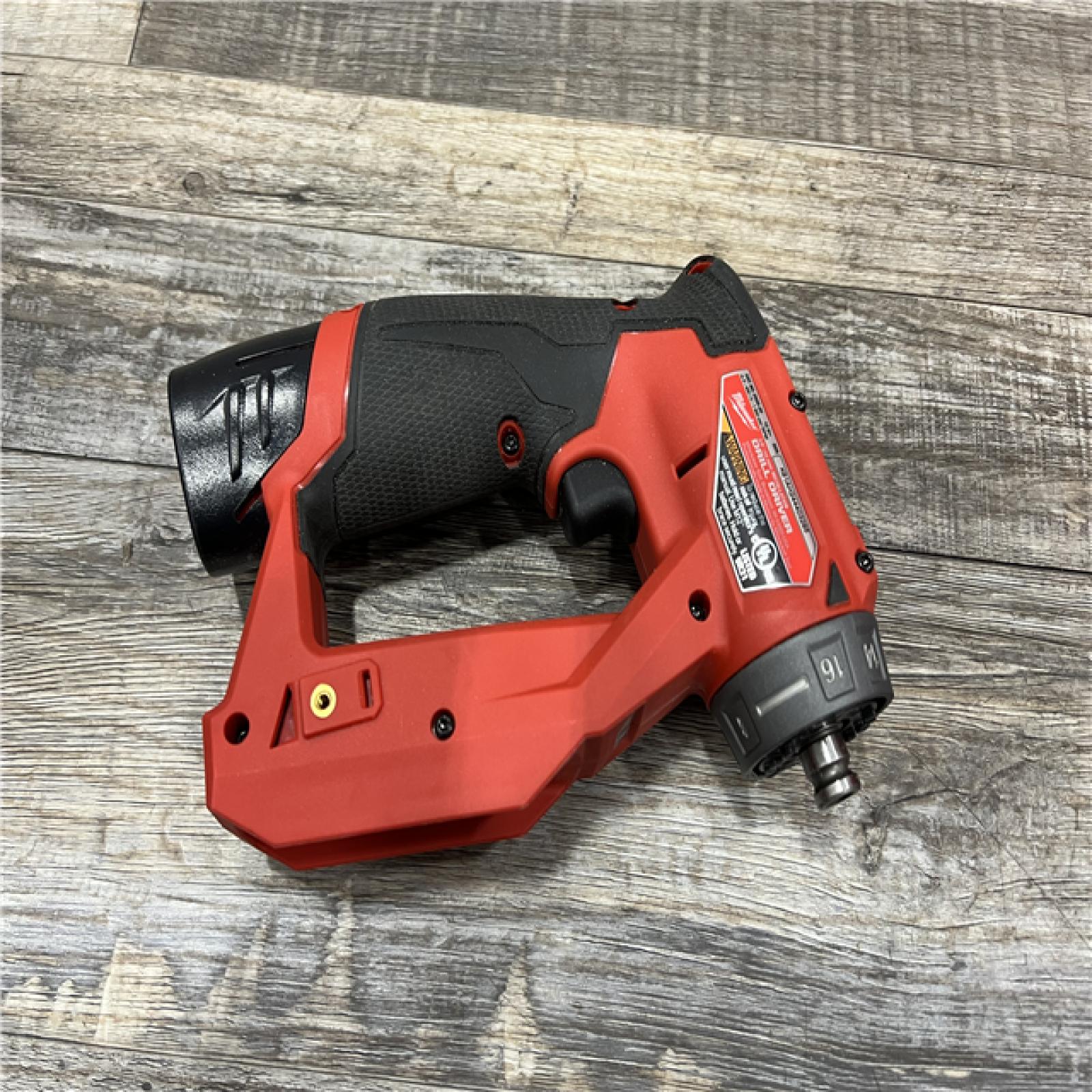 AS-IS Milwaukee M12 FUEL 12V Lithium-Ion Brushless Cordless 4-in-1 Installation 3/8 in. Drill Driver Kit with 4-Tool Heads