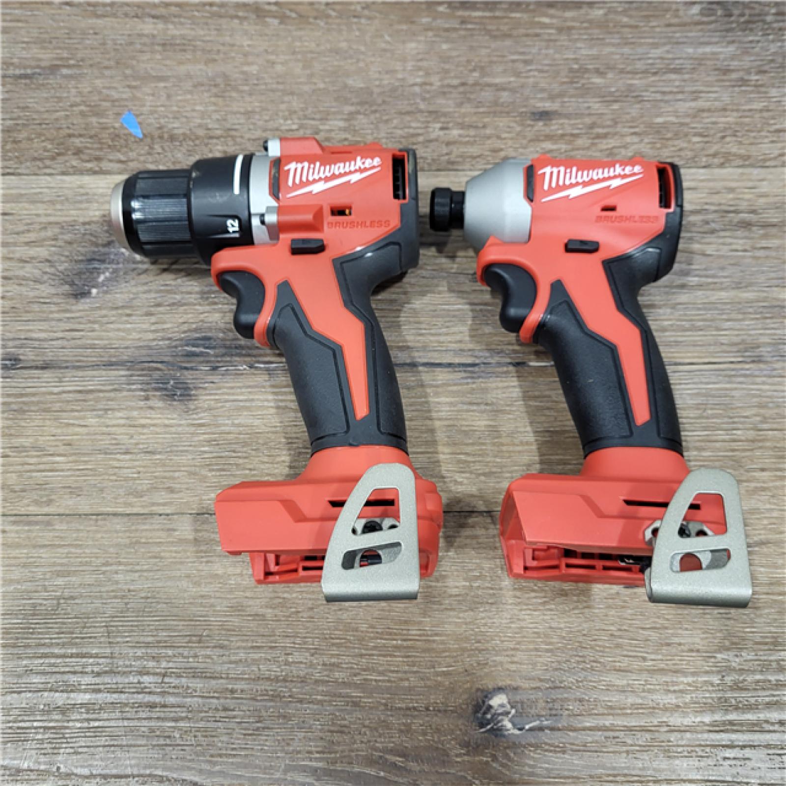 AS-IS Milwaukee M18 Compact Brushless 2-Tool Combo Kit