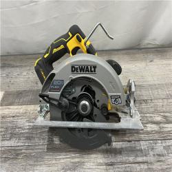 AS-IS DEWALT 20V MAX Cordless Brushless 7-1/4 in. Sidewinder Style Circular Saw with FLEXVOLT ADVANTAGE (Tool Only)