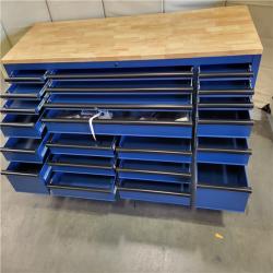 CALIFORNIA AS IS husky 84in 22 drawer mobile workbench