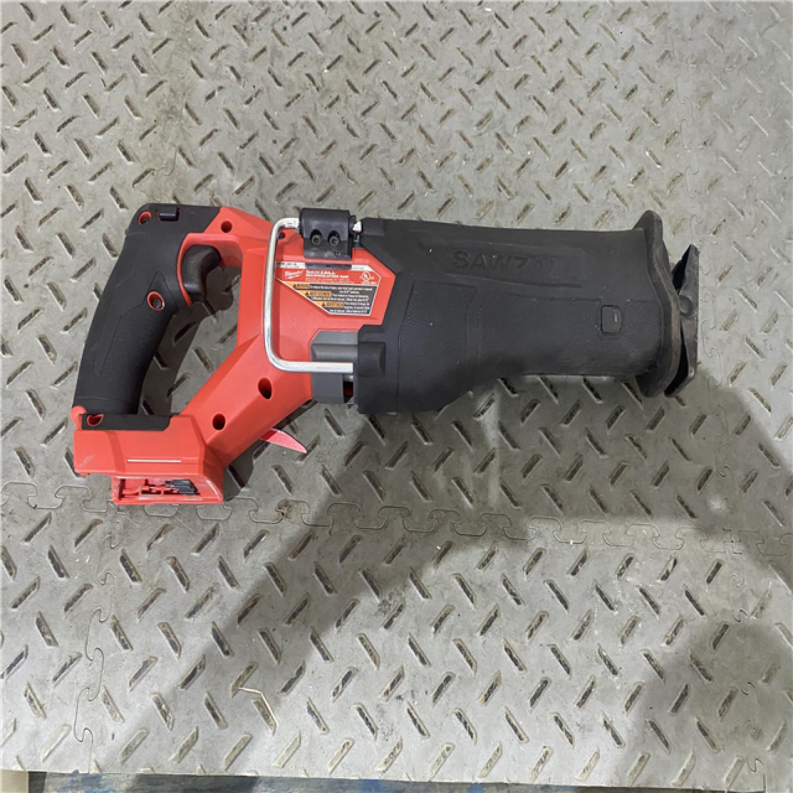 Houston location AS-IS Milwaukee M18 18V Fuel Sawzall 1-1/4  Reciprocating Saw Cordless Lithium-Ion Brushless 2821-20