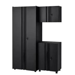 DALLAS LOCATION - Husky 3-Piece Regular Duty Welded Steel Garage Storage System in Black