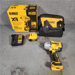 HOUSTON LOCATION - AS-IS (APPEARS LIKE NEW) DEWALT 20V MAX* XR 1/2  High Torque Impact Wrench with Hog Ring Anvil