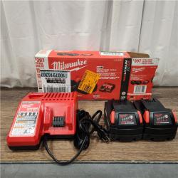 AS IS M18 18-Volt Lithium-Ion XC Starter Kit with Two 5.0Ah Batteries and Charger