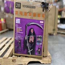 DALLAS LOCATION - Home Accents Holiday 12 ft. Giant-Sized Animated LED Levitating Reaper