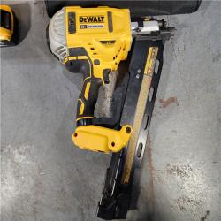 HOUSTON LOCATION - AS-IS DeWalt 20V MAX Collated Cordless Framing Nailer Tool Kit with Rafter Hook