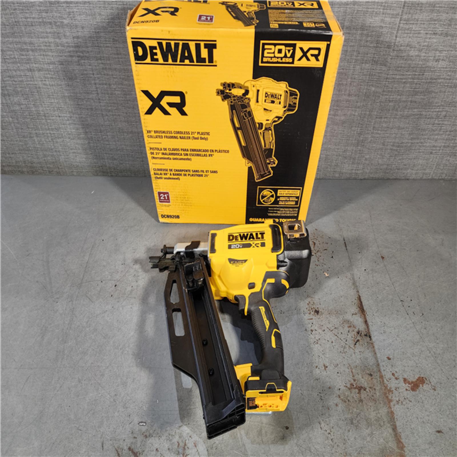 HOUSTON LOCATION - AS-IS DEWALT 20-Volt 21Â° Cordless Framing Nailer (Tool-Only)