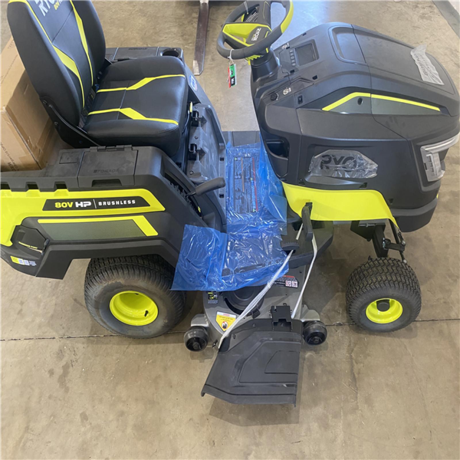 Houston Location AS-IS - Ryobi 80vp HP Brushless Riding Mower