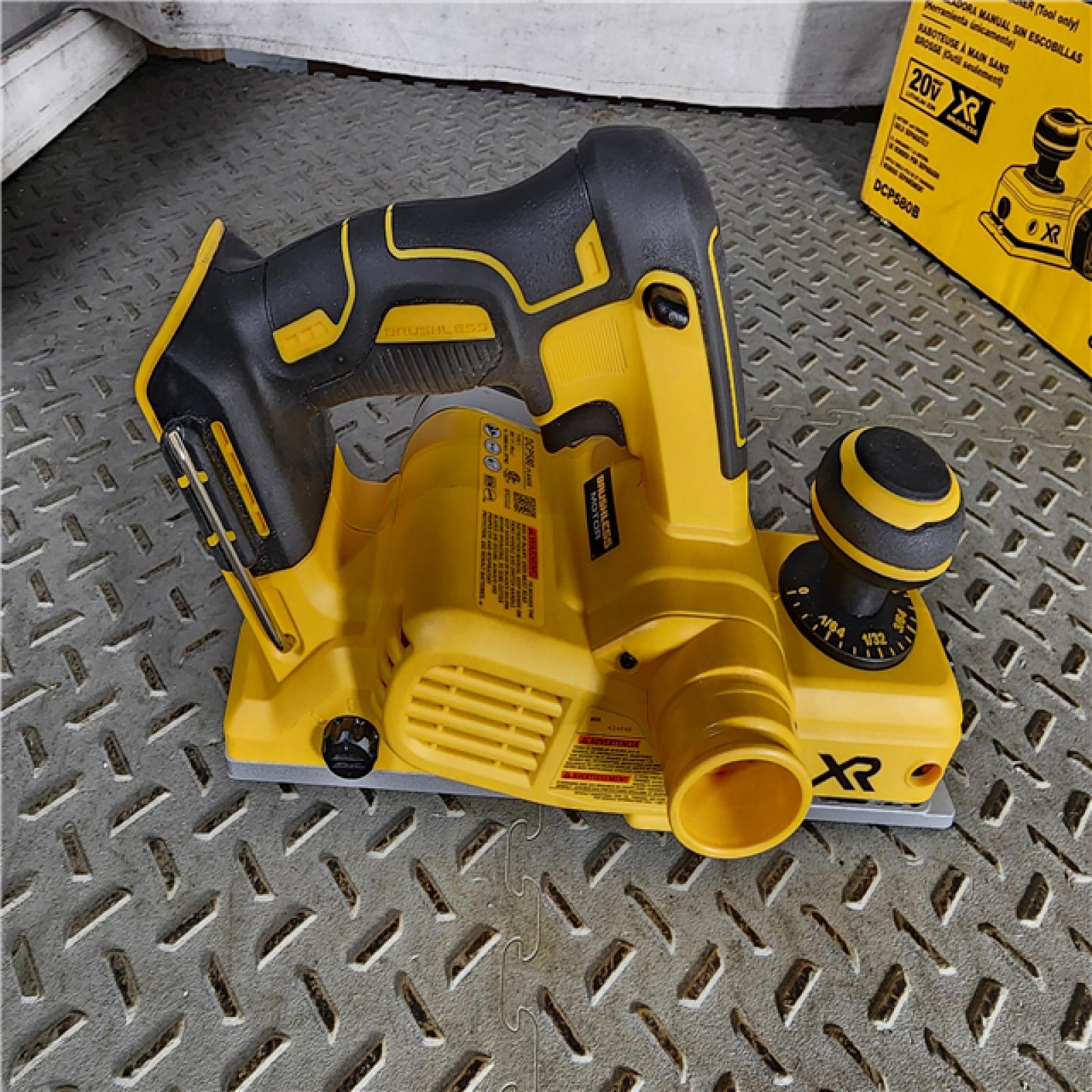 HOUSTON LOCATION - AS-IS DEWALT DCP580B 20V MAX Lithium Ion Brushless Planer (TOOL ONLY)