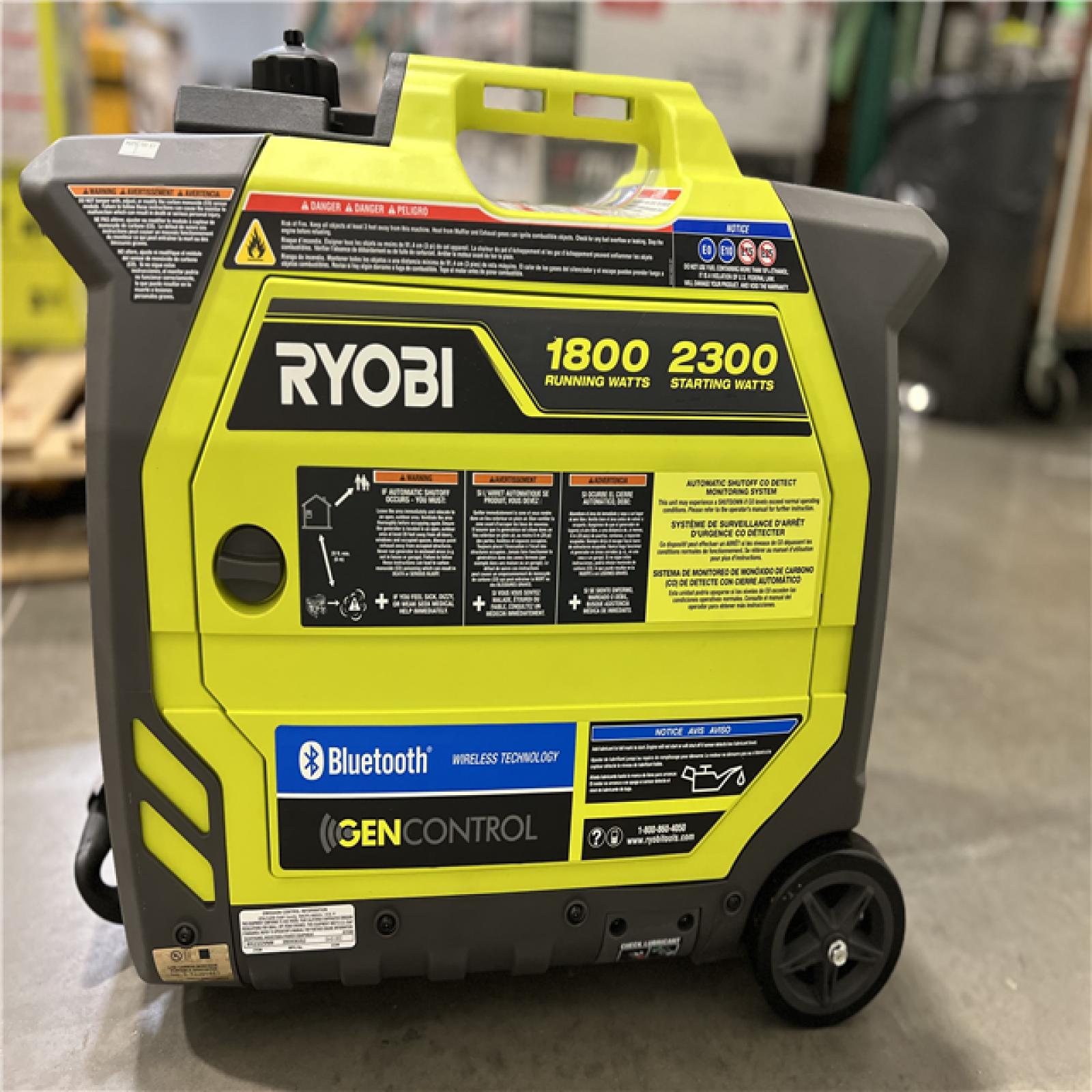 Dallas Location - As-Is RYOBI 2,300-Watt Generator -Appears Excellent Condition