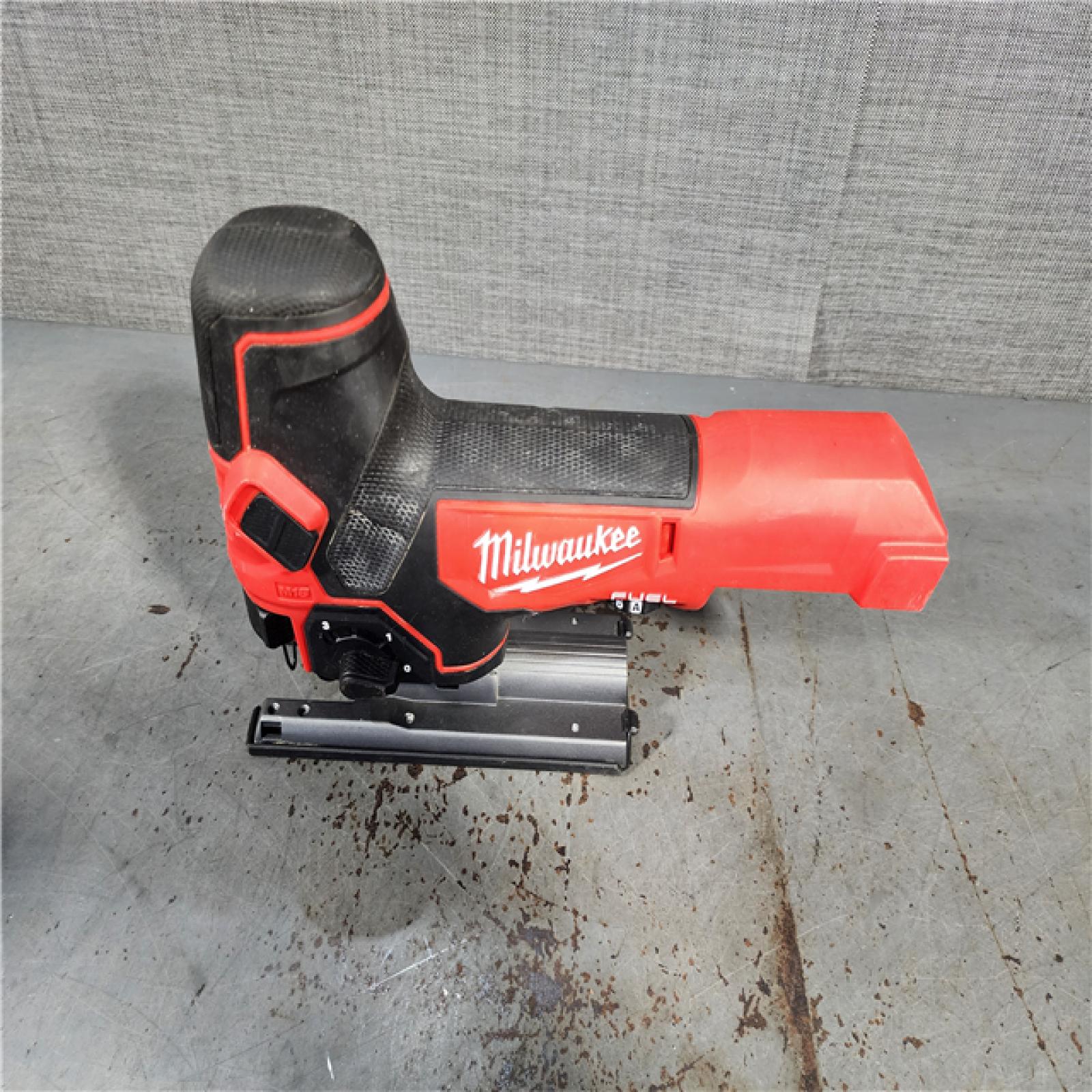 HOUSTON LOCATION - AS-IS Milwaukee M18 FUEL 18 Volt Lithium-Ion Brushless Barrel Grip Cordless Jig Saw (Bare Tool)