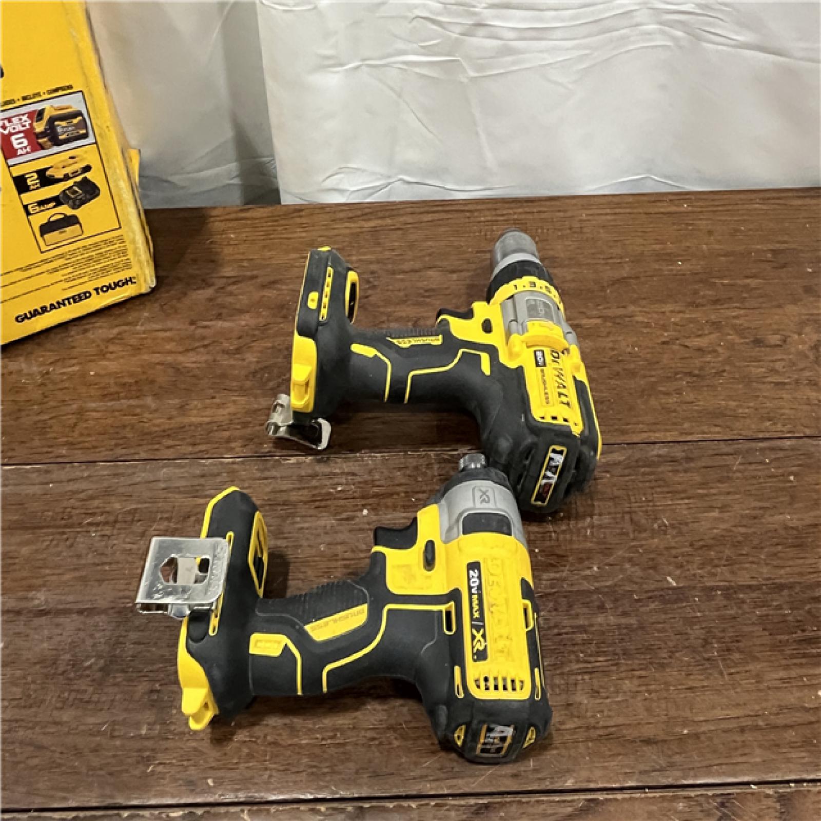 AS-IS20V MAX Cordless Brushless Hammer Drill/Driver 2 Tool Combo Kit with FLEXVOLT ADVANTAGE