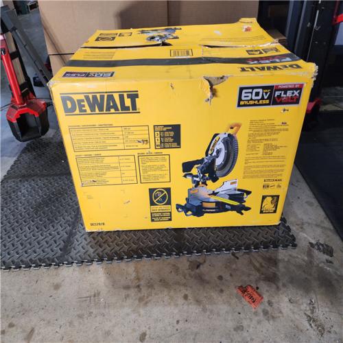 HOUSTON LOCATION - AS-IS DEWALT 60V Lithium-Ion 12 in. Cordless Sliding Miter Saw (Tool Only)