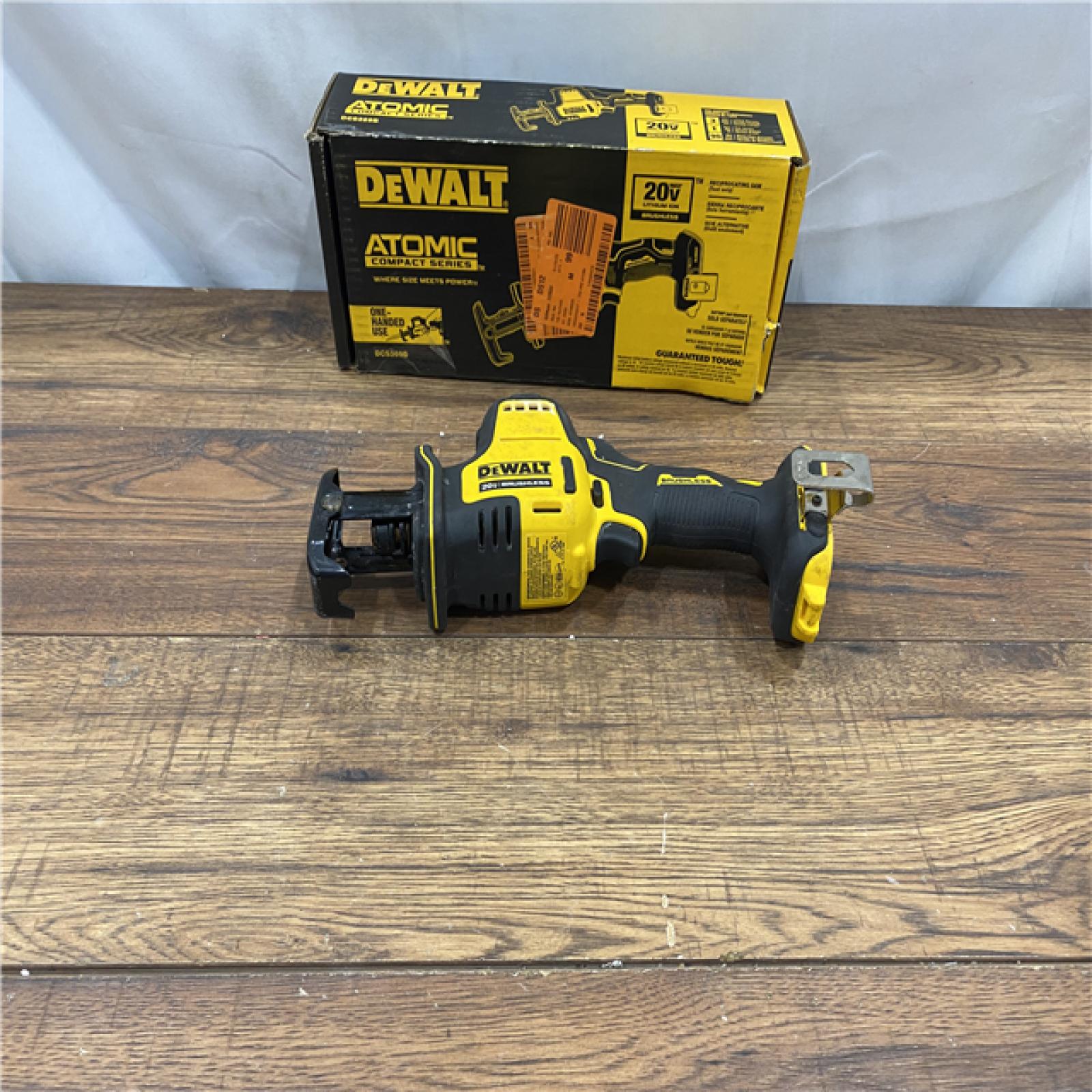 AS IS Dewalt DCS369B ATOMIC 20V MAX Cordless One-Handed Reciprocating Saw (Tool Only)