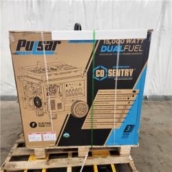 Houston Location - AS-IS Pulsar 15,000 Watt Dual Fuel Generator